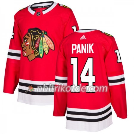 Chicago Blackhawks Trikot Richard Panik 14 Adidas 2017-2018 Rot Authentic - Herren